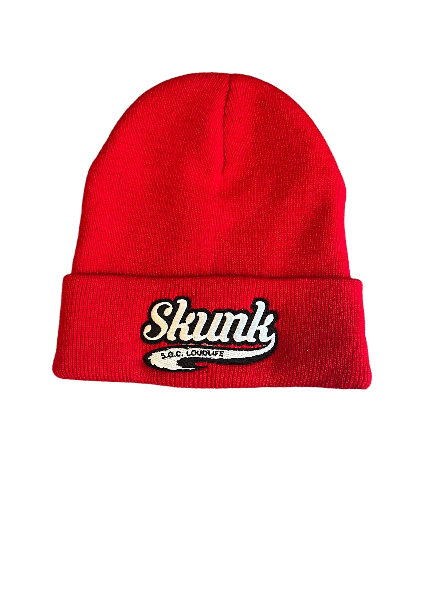 Skunk beanie