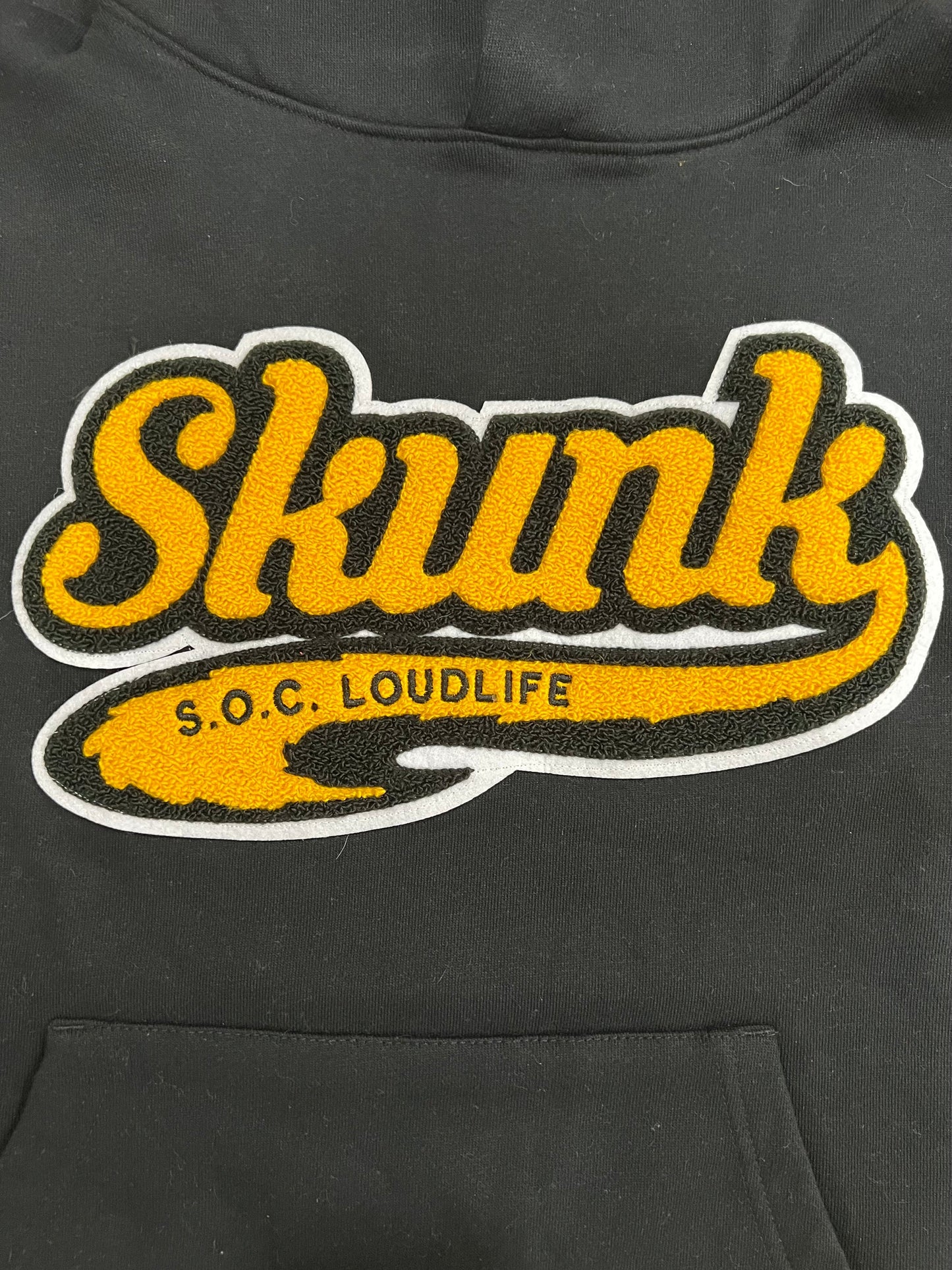 Skunk Chenille hoodie