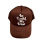 IN LOUD WE TRUST trucker hat